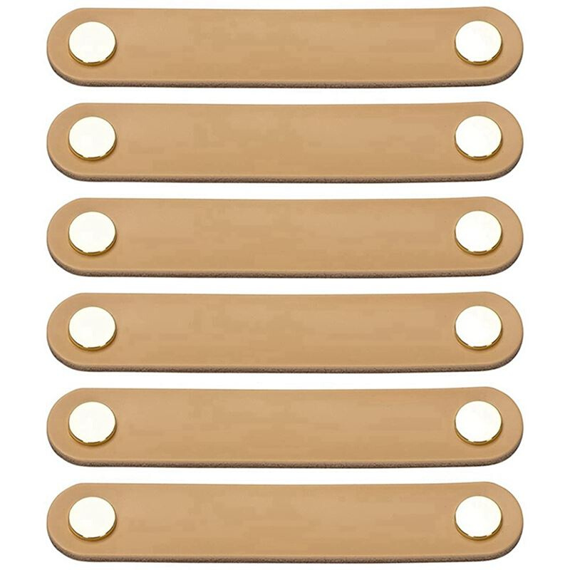 6 Pieces Furniture Handles, Leather, Leather Handle, Furnitu