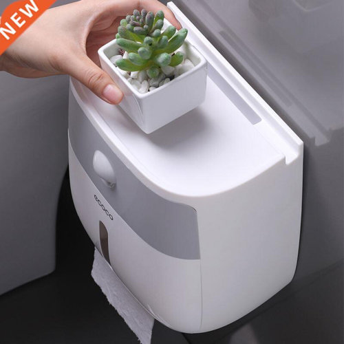 Waterproof Toilet Paper Holder Plastic Paper Towels Holder W