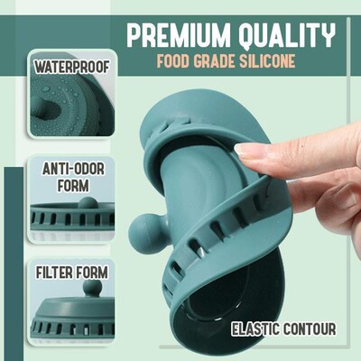 Silicone Anti Clogging Anti smell Strainers Floor Drain Hai