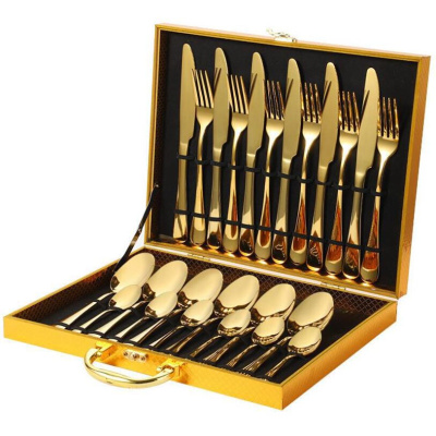 and fork spoon two dresses home full three-piece plate.