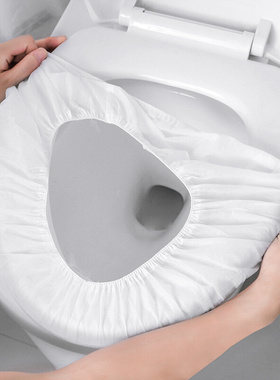 2582 10PCS Disposable Toilet Seat Cover Mat Portable 跨境专