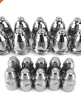 20 Pieces P80 Plasma Cutting Torch Electrode Nozzle 60A 1.1/