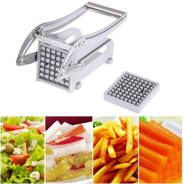 Stainless Steel Potato Chipper Vegetable and French Fry Cutt