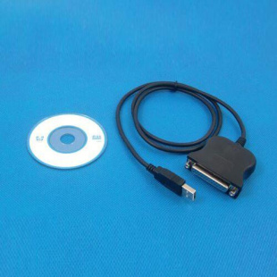 Black USB Parallel (D-SUB25 pin) conversion printer cable