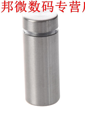 20 x Frameloze Glas, Rvs, bevestig 12mm X 30mm