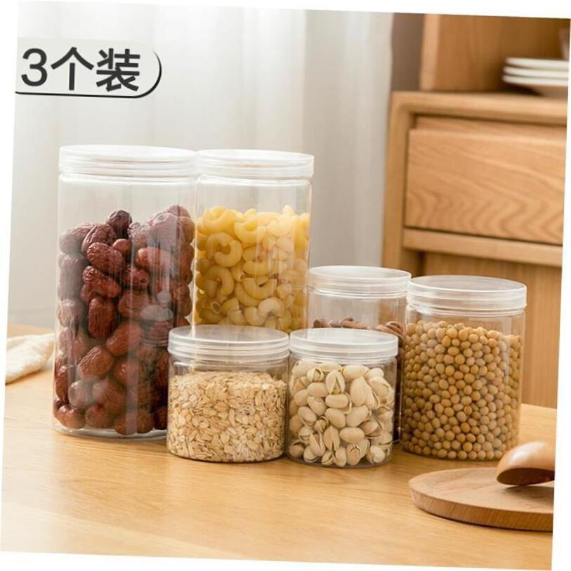 kitchen food plastic storage container box can bean bottle