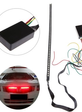 48 SMD 5050 LED RGB Scanner Flash Car Strobe Remote Knight R