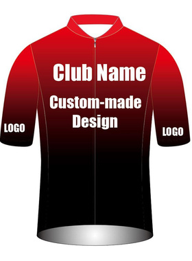 Custom team Cycling Jersey  design Logo Summer Short Slee