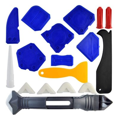 18 Pieces Caulking Tool Kit Silicone Sealant Finishing Tool
