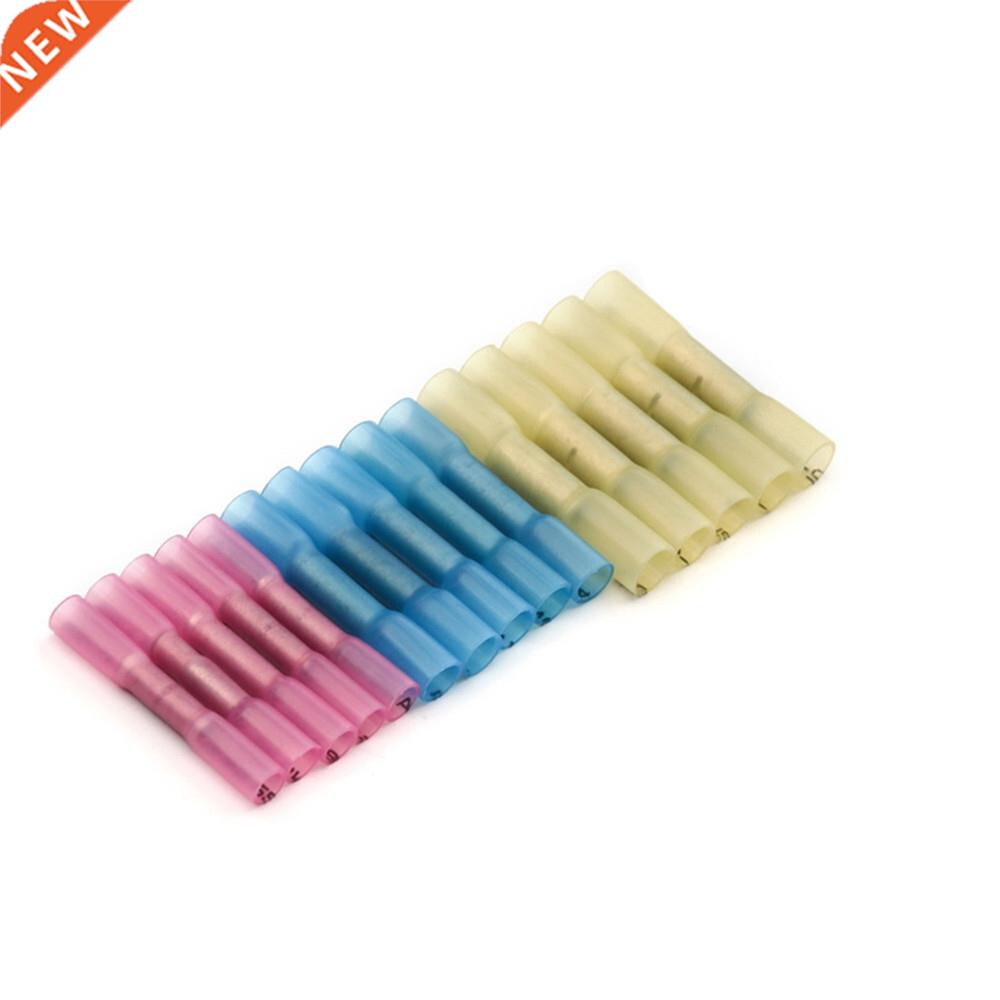 50PCS Mixed Heat Shrink Butt Electrical Crimp Terminals Wire