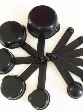 10pcs 6 Color Measuring Cups And Measuring Spoon Scoop Silic