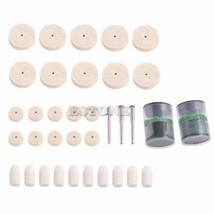 Buffing Set Polishing Soft Felt Burr PCS Wheel Kit