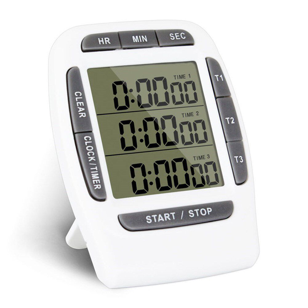 Multifunction Kitchen Timer 3 Display Channels Electronic Co