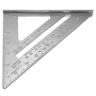6.5in Aluminum Alloy Triangle Rulers Protractor Miter Framin