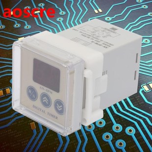 Digital Timer Relay AN-5PM-R AC 220V Power On Delay Timer Di
