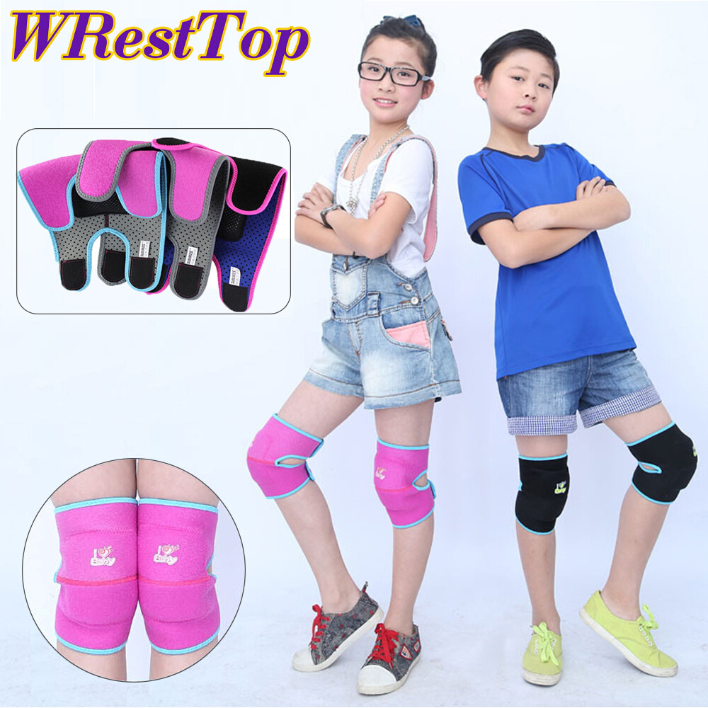 1Pair Kids Soft Knee Pads for Gym Yoga Workout Training
