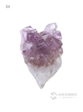 1PC Natural Amethyst Cluster Quartz Crystal Mineral Speci He
