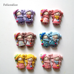 Cartoon Princess Diy 6pcs Slime Resin Material Filler Lot