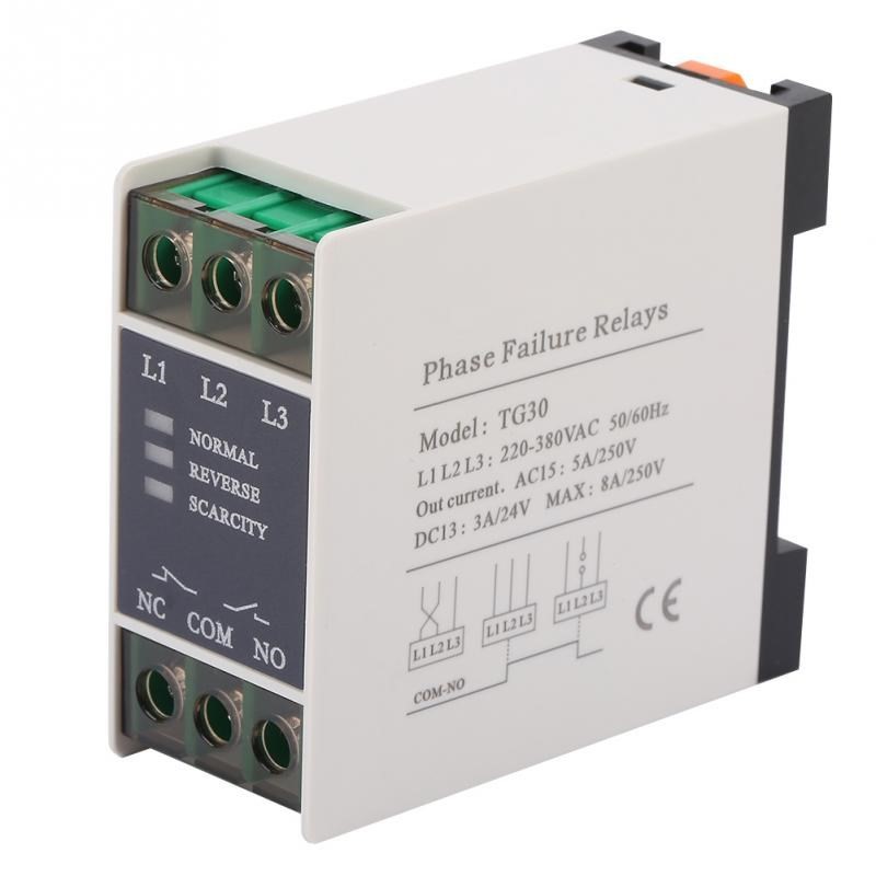 TG30 3-Phase Phase Sequence Relay Phase Failure Loss Protect