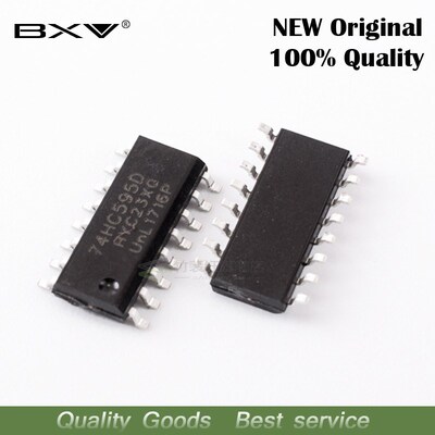 50PCS 74HC595D 74HC595 SOP16 SOP SN74HC595DR SMD