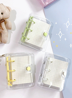 3 Hole Creative Loose-leaf Refill Notebook Cover Mini File跨