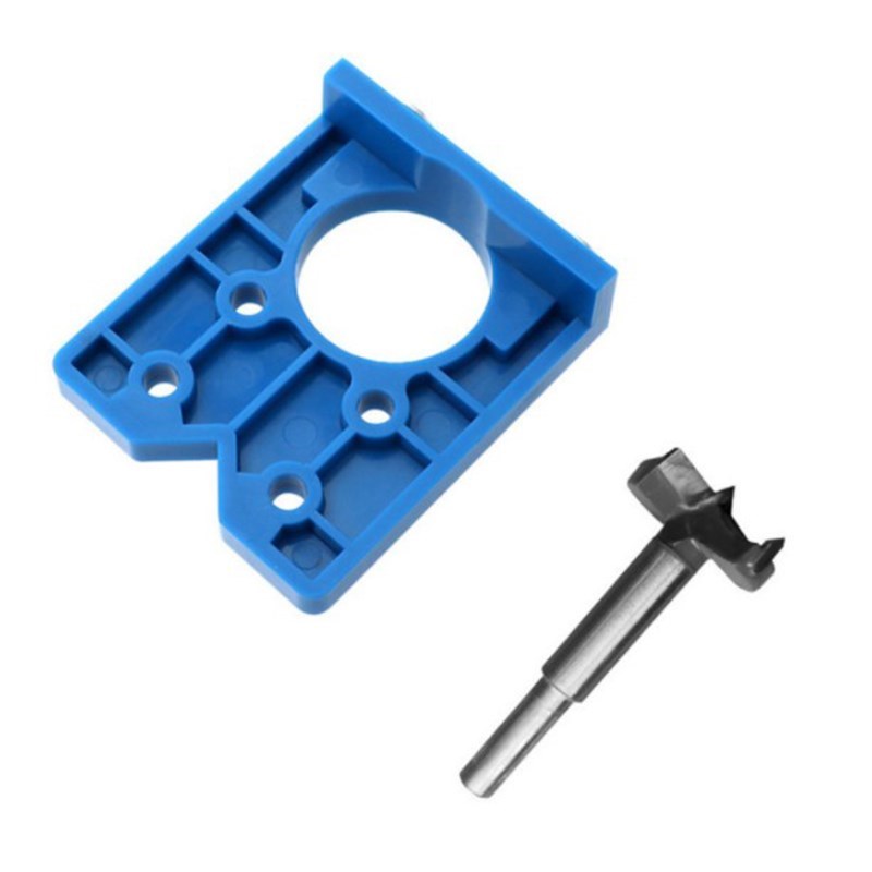 35mm Concealed Hinge Boring Jig Drilling Guide Locator Wood