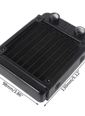 K1KF G1/4 Thread 90mm PC Water Heat Exchanger Computer Alumi