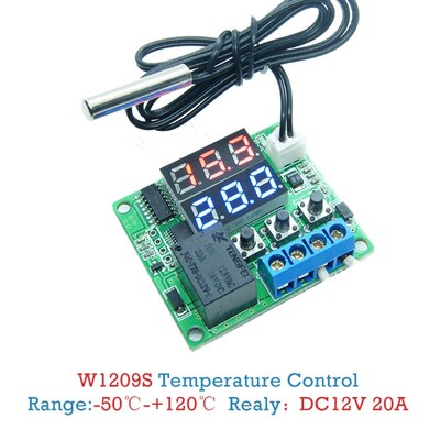 W1209S DC 12V Thermostat Regulator -50-120C Digital Temperat