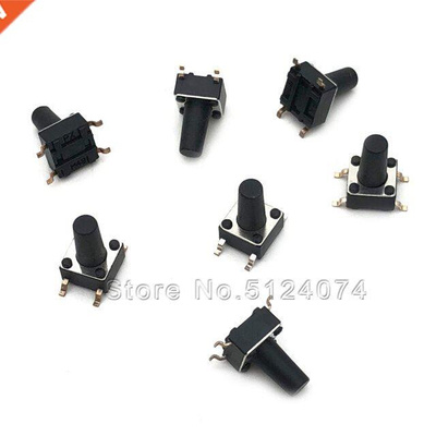 1000pcs/lot 6*6*10MM 4pin touch switch SMD micro/key switch