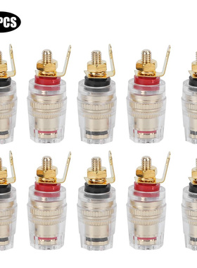 10pcs Terminal Binding Post Gold Plated Speaker Amplifier Te