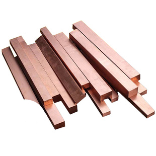T2 Red Copper Bar Plate 100mm long Pure Copper Row Pessin