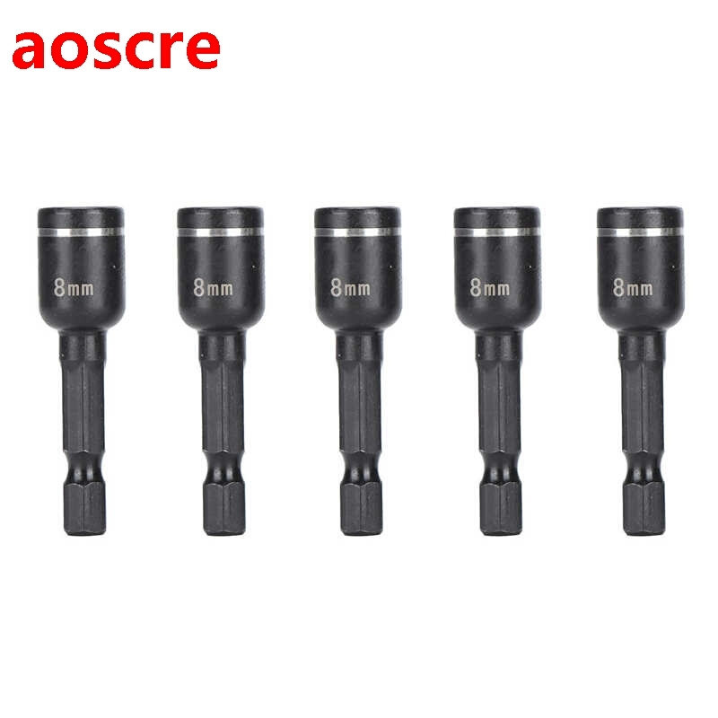 8mm Hex Magnetic Nut Driver Set multifunctional Socket Bit
