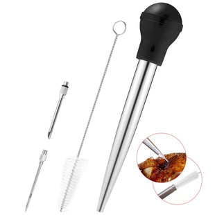 Marinade Injector Cooking Meat Poultry Turkey Chicken BBQ To