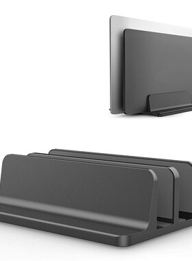 Vertical Laptop Stand for Macbook Air Pro Desktop Double Des
