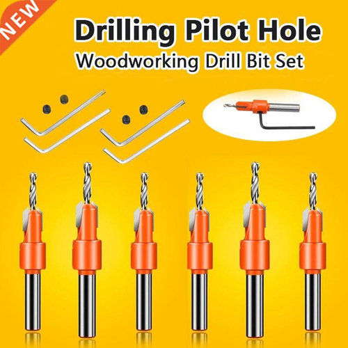HSS Countersink Drill Bit Screw Woodworking Chamfer To Qui