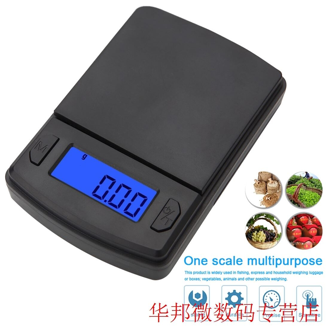 Mini Digital Weig Scale 500g/200g/100g LCD Pocket Electron