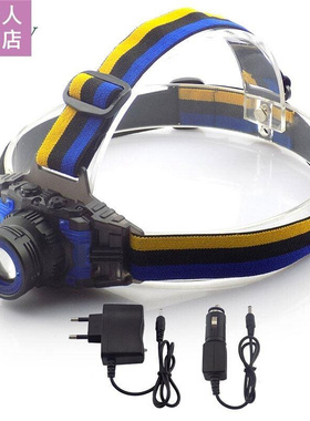 Powerful Q5 Led Headlamp Zoomable Focus Headlight Frontale L