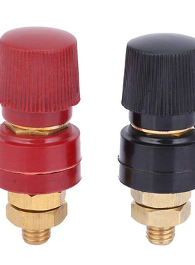 2Pcs Terminal Binding Post, 555 Type Brass Pillar Terminal B