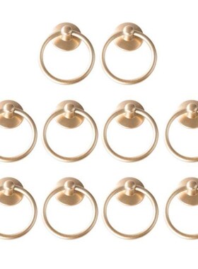 10Pcs Cabinet Knob Cupboard Drawer Pull Handle Dresser Ring