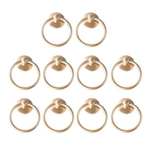 10Pcs Cabinet Knob Cupboard Drawer Pull Handle Dresser Ring