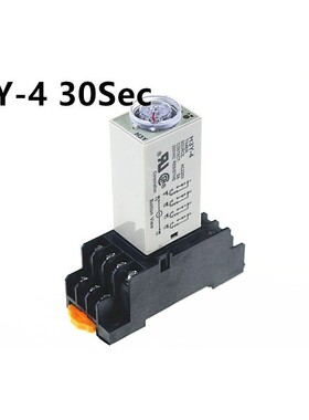 30S H3Y-4 Power On Time Delay Relay  Timer DPDT 14Pins  H3Y-