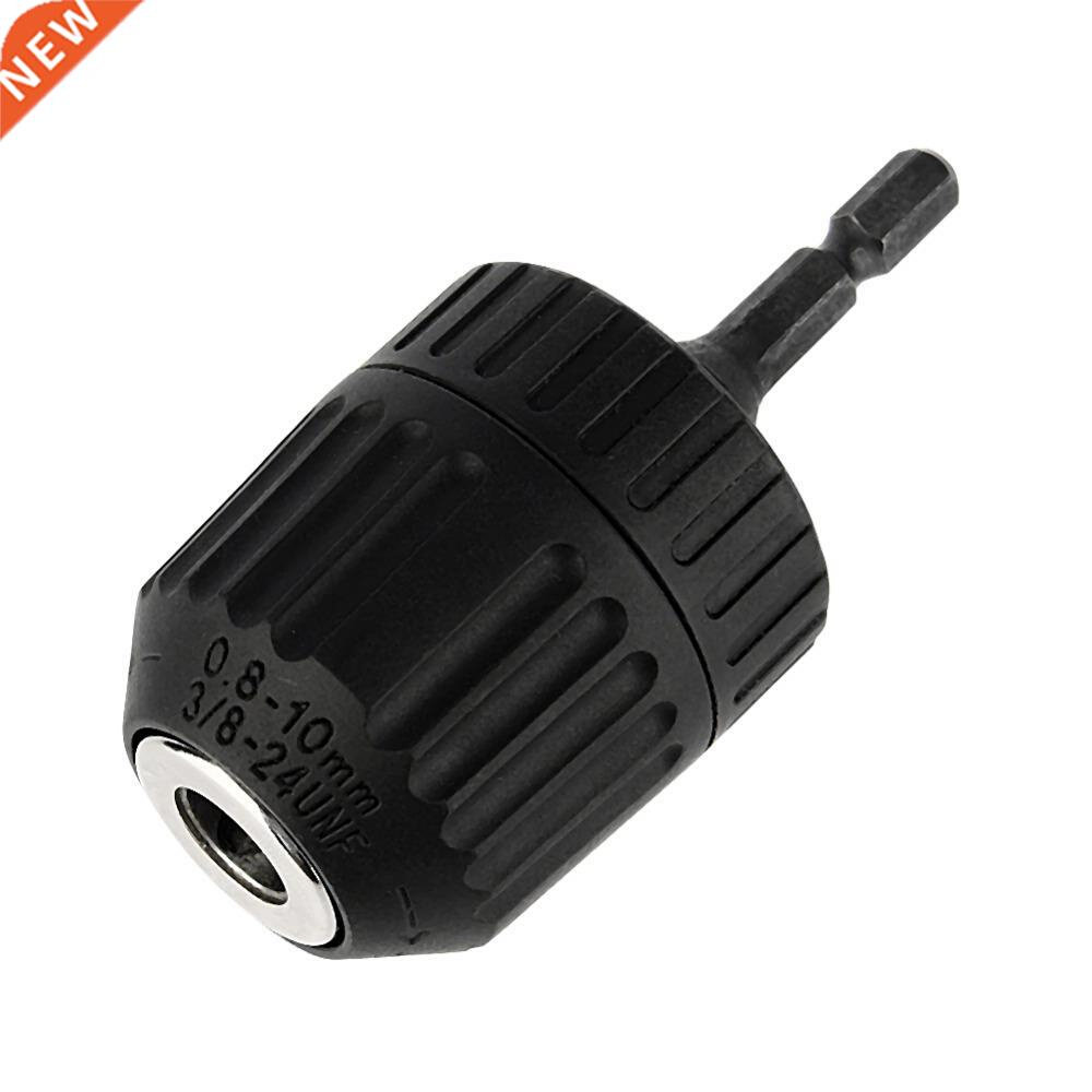 3/8-24UNF 0.8-10MM Keyless Drill Bit Chuck Clip w/1/4'&#