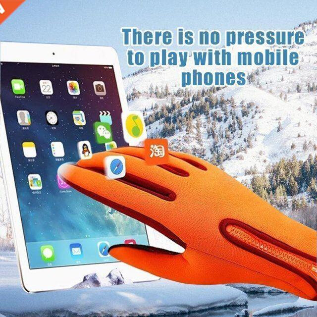 Bicycle Warm Touchscreen Full Finger Gloves WorthWhile Wint