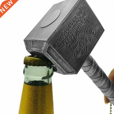 Silver Beer Bottle Openers Multifunction Hammer Of Thor Shap