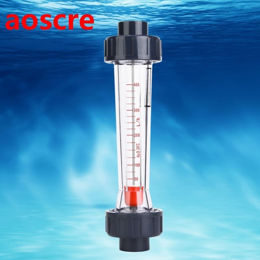 LZS-20D Flow Meter 40-400LPH Plastic Tube High Accuracy Liqu