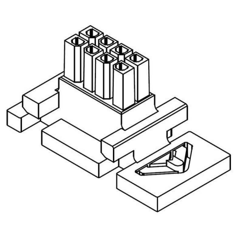 44133-1200 [Headers & Wire Housings 3MM MICRO-FIT Recept. 12