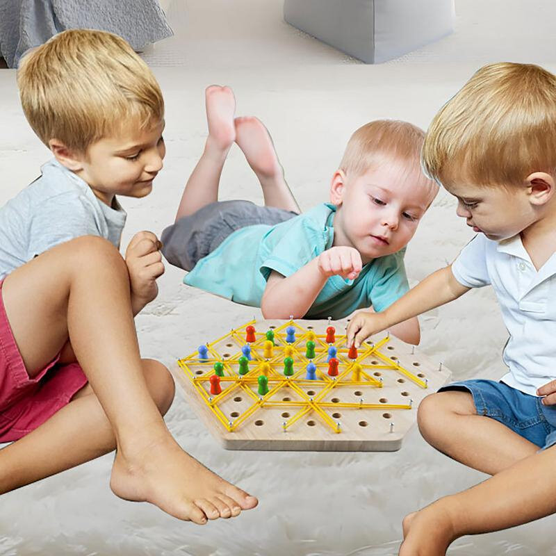 Chain Triangle Chess Board Game Interactive Triangle