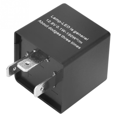 CF13 JL-02 12.8V 3-Pin Flash Relay Adjustable LED Flasher Fl