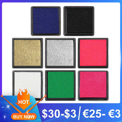 Colorful 4cm Ink Pad Stamp for Scrapbooking Inkpad Sealing跨