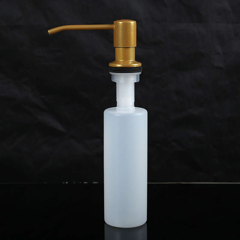 Sink soap dispenser stainless steel can be added 水槽皂液器1